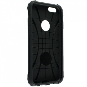 Husa iPhone 6 Plus / 6s Plus din plastic dur, Techsuit Hybrid Armor - Negru - Img 3