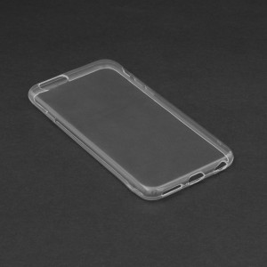 Husa iPhone 6 Plus / 6s Plus, din silicon TPU slim, Techsuit - Transparent - Img 2