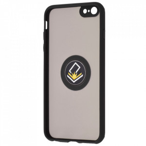 Husă iPhone 6 Plus/ 6s Plus SKYDDAR Glinth+ cu Inel Rotativ 360°, Compatibilitate Magnetică, Absorbție Șocuri, Design Subțire și Elegant - Negru - Img 4