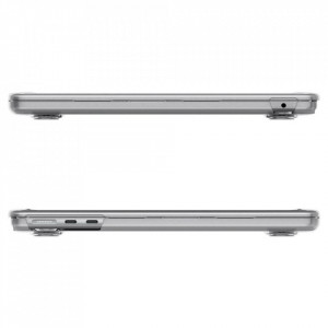 Husa laptop Macbook Air 13", Spigen Thin Fit - Crystal Clear - Img 2