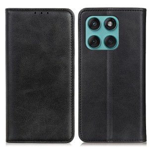 Husa Motorola Edge 60 tip carte cu Portofel Interior, Protectie la socuri, set cu sticker, smart magneto, Negru