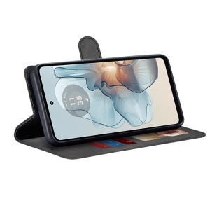 Husa Motorola Moto G24 Power tip carte, cu Portofel Interior, Protectie la socuri, SKYDDAR Elite Book - Negru - Img 2