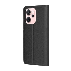 Husa Oppo Reno14 F tip Carte, cu Portofel Interior, Finisaje Premium, set cu sticker, Leather Folio, Negru - Img 6