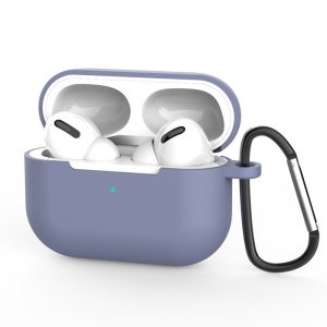 Husa pentru AirPods Pro 3 din silicon, Carabina Prindere, Protectie 360°, Slim, Skyddar Silicone Case, Albastru