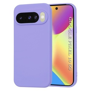Husa pentru Google Pixel 10 / Pixel 10 Pro, SKYDDAR INNOVATION, din Silicon Catifelat, SoftElegance , Violet, set cu sticker