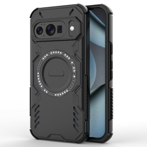 Husa pentru Google Pixel 10 / Pixel 10 Pro, SKYDDAR INOVATION, ArmorMag, Magsafe, set cu sticker, Negru