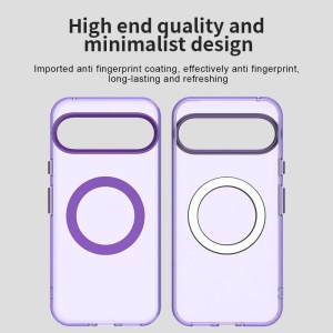 Husa pentru Google Pixel 10 Pro XL, MagSafe, Antisoc, set cu sticker, CandyCase, Mov - Img 6