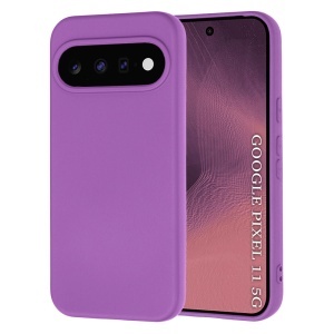 Husa pentru Google Pixel 11 din Silicon Catifelat, Antisoc, set cu sticker, SoftElegance, Mov