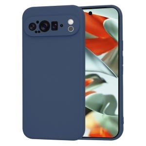Husa pentru Google Pixel 9 Pro XL, SKYDDAR INNOVATION, din Silicon Catifelat, SoftElegance, set cu sticker, Bleumarin