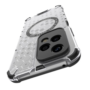 Husa pentru Honor 200 Lite, SKYDDAR INNOVATION, HoneyComb Shield MagSafe, Negru, set cu sticker - Img 4