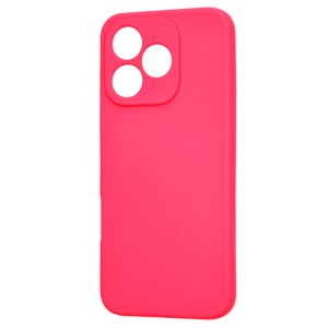 Husa pentru Honor 400 Lite, SKYDDAR INNOVATION, din Silicon Catifelat, SoftElegance , Fucsia, set cu sticker - Img 4