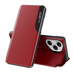 Husa pentru Honor 400 Pro, tip carte, set cu sticker, eFold, Rosu