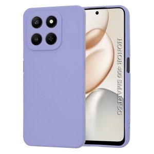 Husa pentru Honor 400 Smart / X7d 4G, SKYDDAR INNOVATION, din Silicon Catifelat, SoftElegance, set cu sticker, Violet