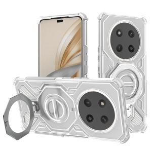 Husa pentru Honor Magic 7 Lite / X9c, Antisoc, SKYDDAR INOVATION, Carbon Shield PRO, Magsafe, set cu sticker, Alb