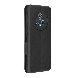 Husa pentru Honor Magic5, SKYDDAR INNOVATION, Safe Wallet tip carte din Piele Ecologica, Suport Carduri, Inchidere Magnetica, Negru, set cu sticker  - Img 7
