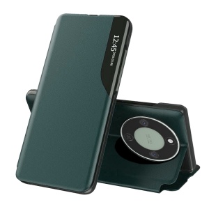 Husa pentru Honor Magic8 Lite, tip carte, set cu sticker, eFold, Verde