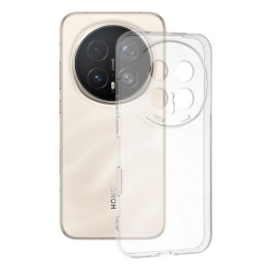 Husa pentru Honor Magic8 Pro, SKYDDAR INNOVATION, ClearGuard, din silicon transparent, set cu sticker, Transparenta