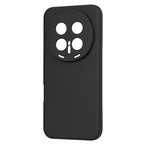 Husa pentru Honor Magic8 Pro, SKYDDAR INNOVATION, din Silicon Catifelat, SoftElegance, set cu sticker, Negru - Img 4