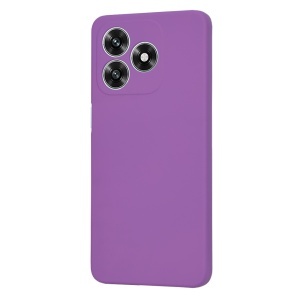 Husa pentru Honor X5c Plus, SKYDDAR INNOVATION, din Silicon Catifelat, SoftElegance, set cu sticker, Mov - Img 2