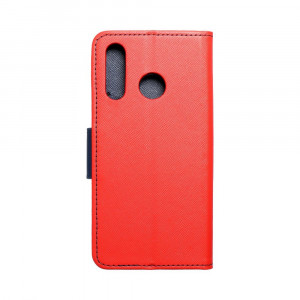 Husa pentru Huawei P30 Lite tip carte, Skyddar Fancy - Rosu/Albastru - Img 2