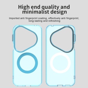 Husa pentru Huawei Pura 80 Ultra, MagSafe, Antisoc, set cu sticker, CandyCase, Albastru - Img 6