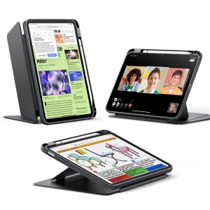 Husa pentru iPad 10 (2022) 10.9 / 11 (2025) / 12 (2026), suport pencil, Flip Hybrid ESR, Negru