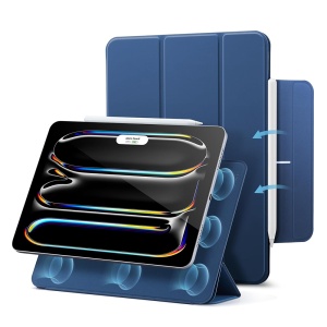 Husa pentru iPad Pro 13 (2024), tip Carte, Rebound Magnetic ESR - Albastru