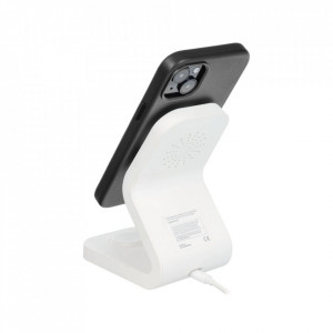 Husa pentru iPhone 13 Pro Max piele ecologica Mag Safe, Skyddar Leather - Negru - Img 5