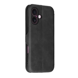Husa pentru iPhone 16 Plus, SKYDDAR INNOVATION, Safe Wallet tip carte din Piele Ecologica, Suport Carduri, Inchidere Magnetica, Negru, set cu sticker  - Img 8