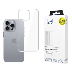 Husa pentru iPhone 16 Pro, din silicon, 3mk Clear Case, Transparent