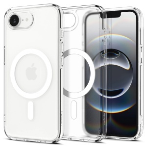 Husa pentru iPhone 16e, Ultra Hybrid T MagSafe, Spigen, Alb