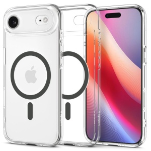 Husa pentru iPhone 17 Air, Ultra Hybrid T MagSafe, Spigen, Transparenta