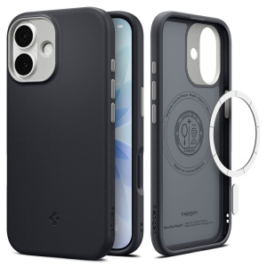 Husa pentru iPhone 17, Caseology Nano Pop Magsafe, Spigen, Negru