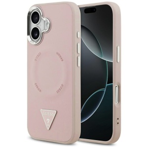 Husa pentru iPhone 17, Hardcase Triangle Logo MagSafe, Roz