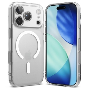 Husa pentru iPhone 17 Pro, Ringke, Fusion MagSafe, Antisoc, Compatibila Incarcare Wireless, Mata
