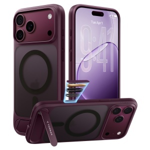 Husa pentru iPhone 18 Pro Max / iPhone 17 Pro Max - Torras Ostand L1 Guardian - Purple
