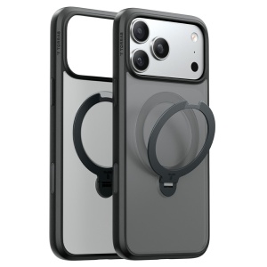 Husa pentru iPhone 18 Pro Max / iPhone 17 Pro Max - Torras Ostand Spin Series - Black