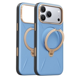 Husa pentru iPhone 18 Pro Max / iPhone 17 Pro Max - Torras QPRO Leather Series - Blue