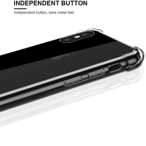 Husa pentru iPhone XS Max din silicon slim, anti soc, Skyddar Shock - Transparenta - Img 2