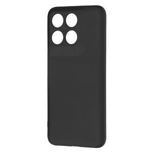 Husa pentru Motorola Edge 70 Fusion din Silicon Catifelat, Antisoc, set cu sticker, SoftElegance, Negru - Img 4