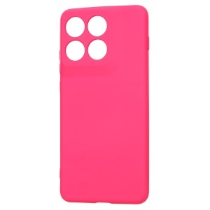 Husa pentru Motorola Edge 70, SKYDDAR INNOVATION, din Silicon Catifelat, SoftElegance, set cu sticker, Fucsia - Img 3