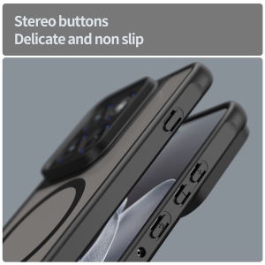Husa pentru Motorola Edge 70, SKYDDAR INNOVATION, HaloFrost MagSafe II, Antisoc, set cu sticker, Negru - Img 5
