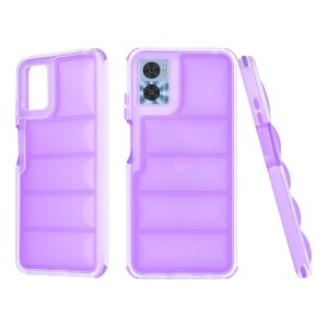 Husa pentru Motorola Moto E22 / Moto E22i, Skyddar Luxury Waves, set cu sticker, Mov