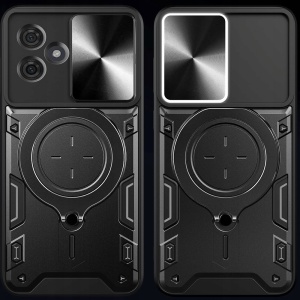 Husa pentru Motorola Moto G86 Power, SKYDDAR INNOVATION, CamGuard Pro, Inel Magnetic, Protectie Camera, set cu sticker, Negru - Img 6