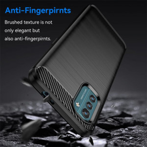 Husa pentru Nokia G11 / G21, Techsuit Carbon Silicon - Negru - Img 5