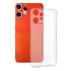 Husa pentru Nothing CMF Phone 2 Pro, SKYDDAR INNOVATION, ClearGuard, din silicon transparent, set cu sticker, Transparenta