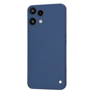 Husa pentru Nothing Phone (3a) Lite, SKYDDAR INNOVATION, din Silicon Catifelat, SoftElegance, set cu sticker, Bleumarin - Img 3