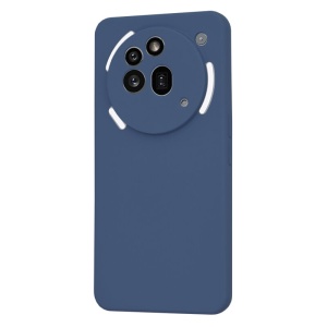 Husa pentru Nothing Phone (3a) Pro, SKYDDAR INNOVATION, SoftElegance din Silicon Catifelat, set cu sticker, Bleumarin - Img 3
