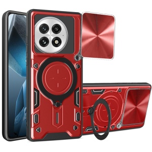 Husa pentru OnePlus 13, SKYDDAR INNOVATION, CamGuard Pro, Inel Magnetic, Protectie Camera, set cu sticker, Rosu