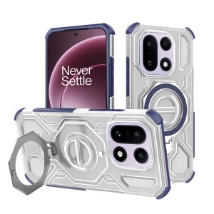 Husa pentru OnePlus 15, Antisoc, SKYDDAR INOVATION, Carbon Shield PRO, Magsafe, set cu sticker, Albastru